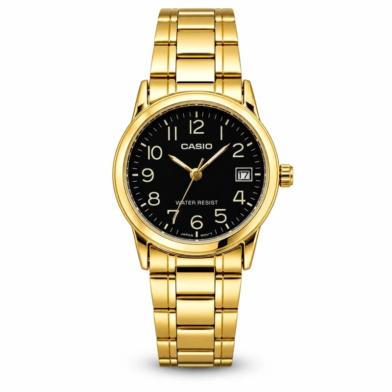 RELOJ CASIO MUJER CUARZO LTPV002G1BUDF GOLD - 2