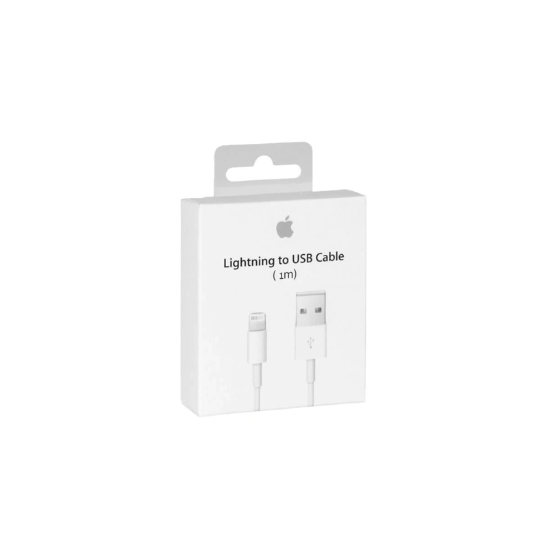 CABLE DE DATOS APPLE LIGHTNING A USB ORIGINAL 1 METRO - 6