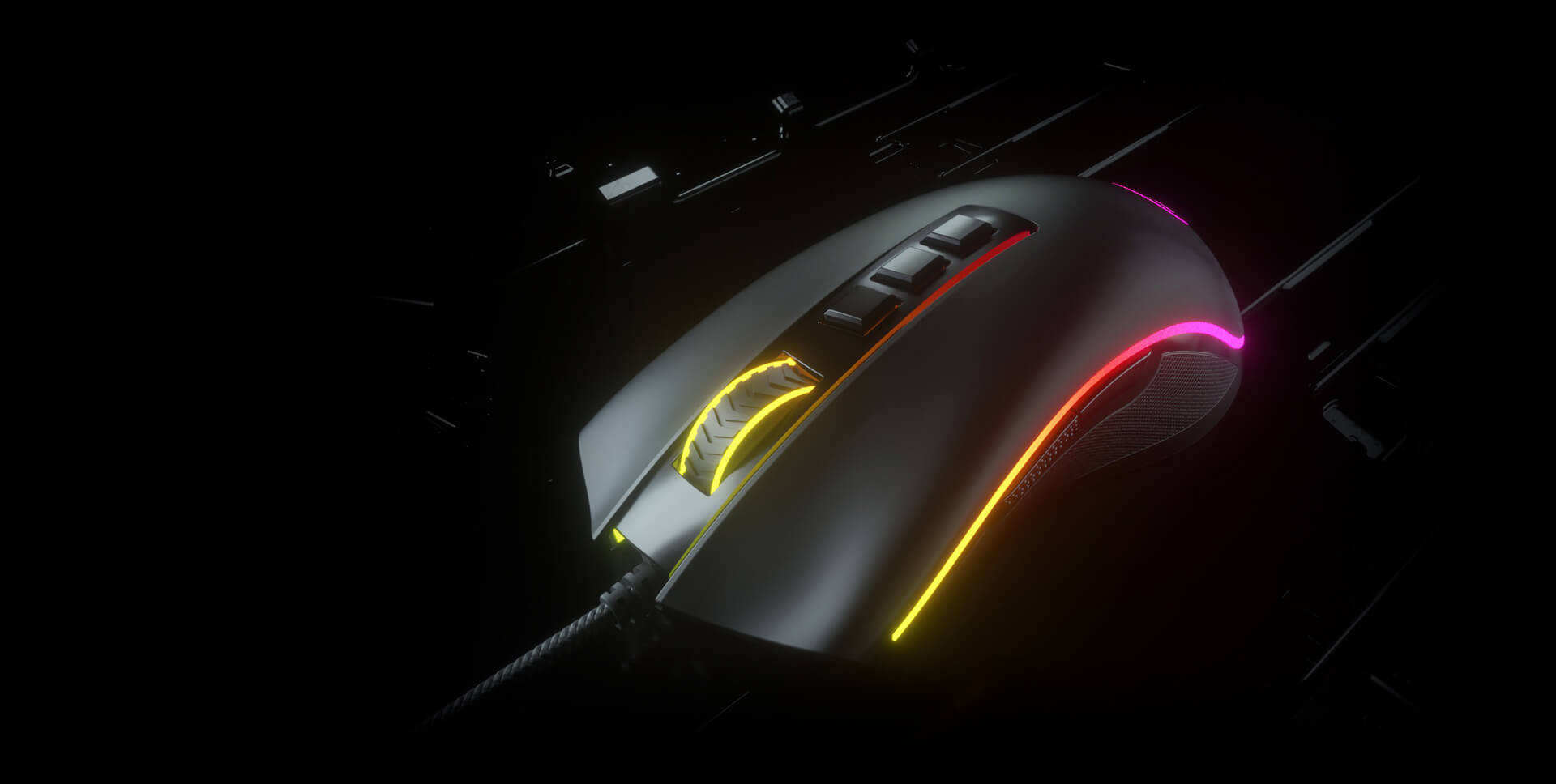 MOUSE REDRAGON GAMER M711 COBRA PIXART P3325 PRO - 9