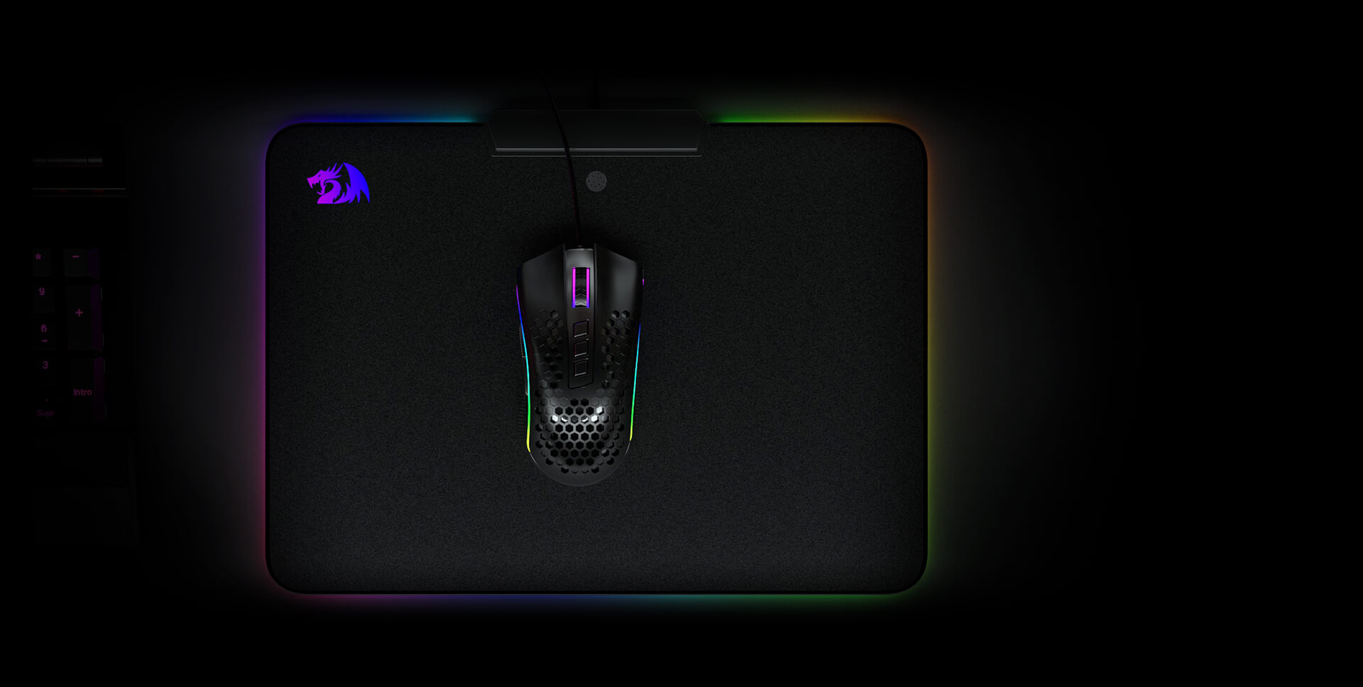 MOUSE PAD REDRAGON FULL RGB ALTO CONTRASTE EPEIUS P009 - 2