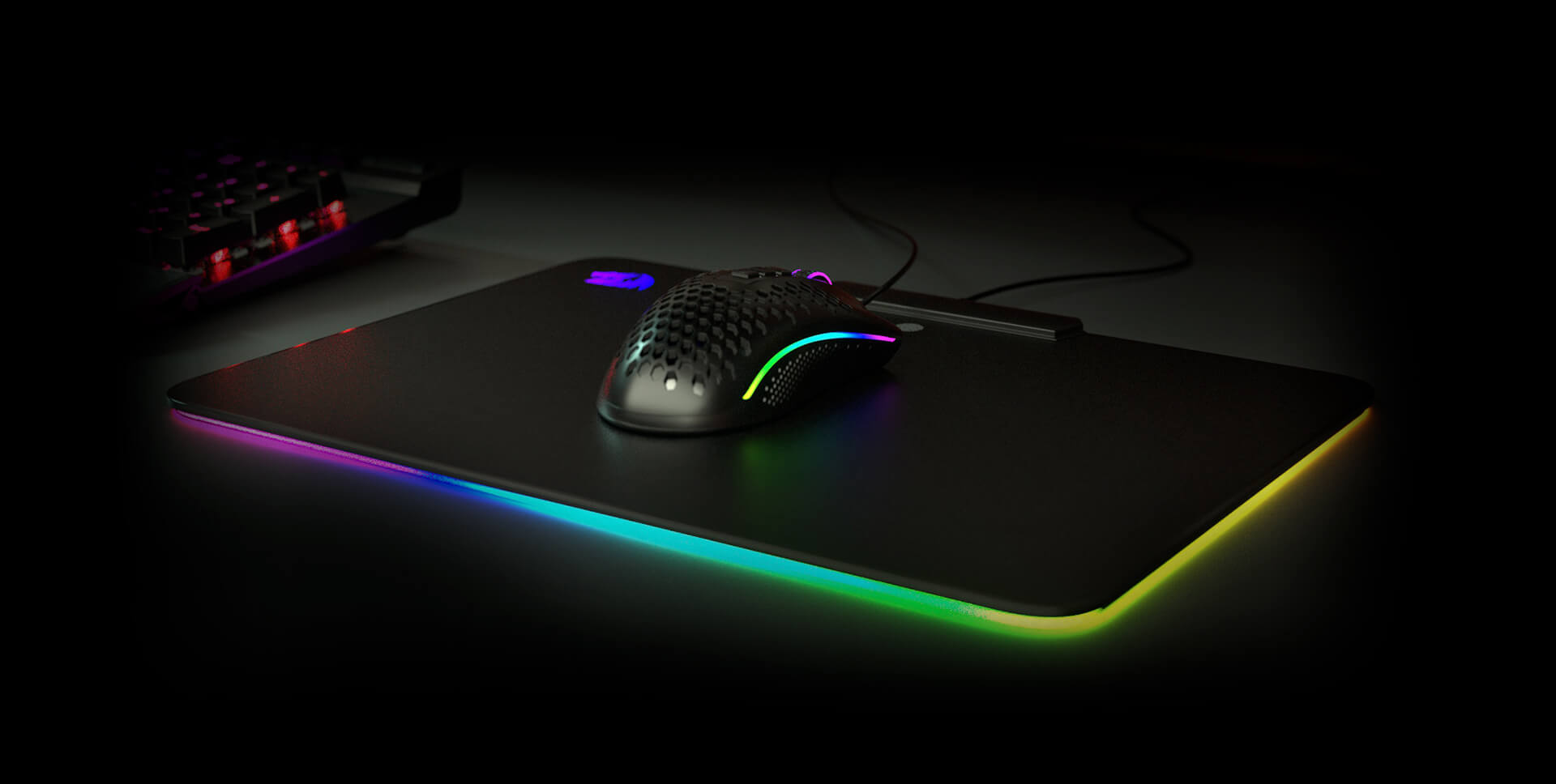 MOUSE PAD REDRAGON FULL RGB ALTO CONTRASTE EPEIUS P009 - 4