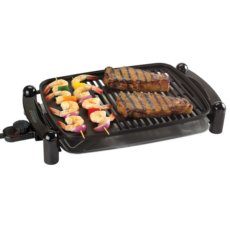 PARRILLA BLACK & DECKER ELÉCTRICA ANTIADHERENTE IG201-CL