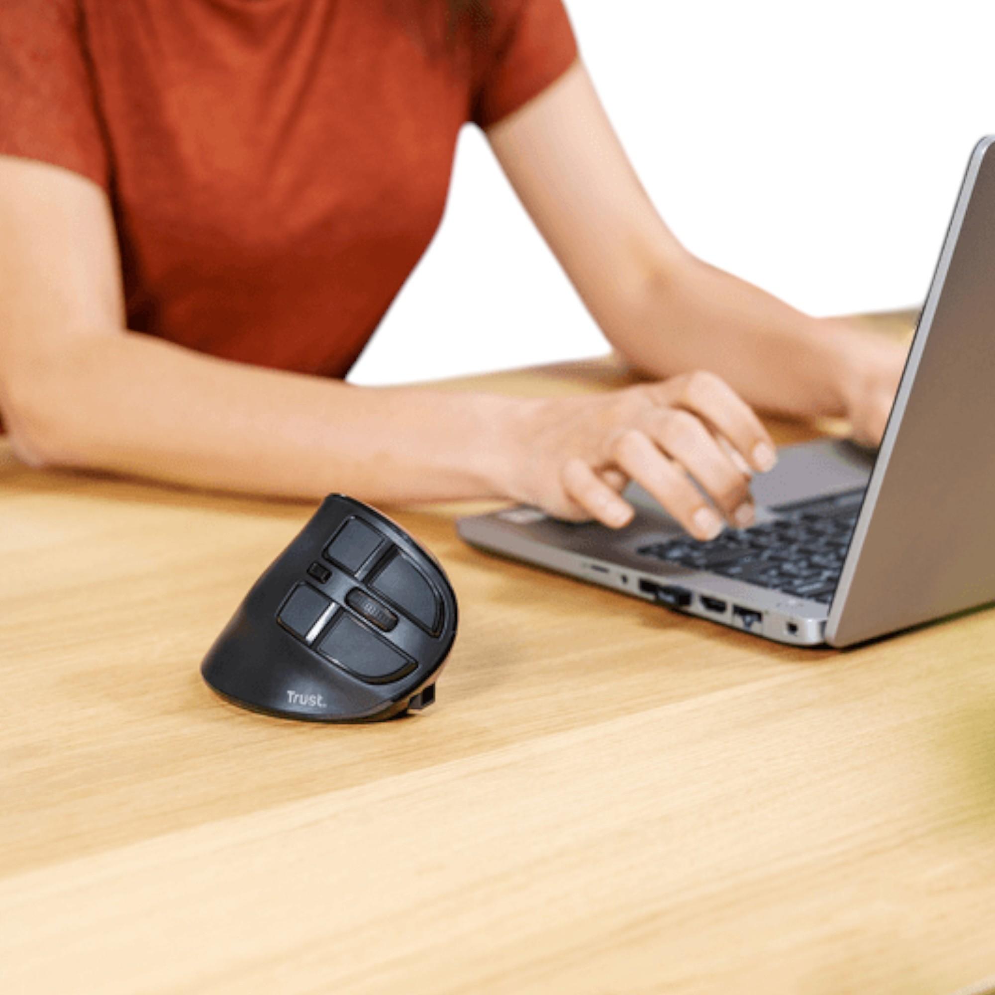 MOUSE INALÁMBRICO TRUST ERGONÓMICO PROFESIONAL VOXX BLUETOOTH RECARGABLE 23731 - 6