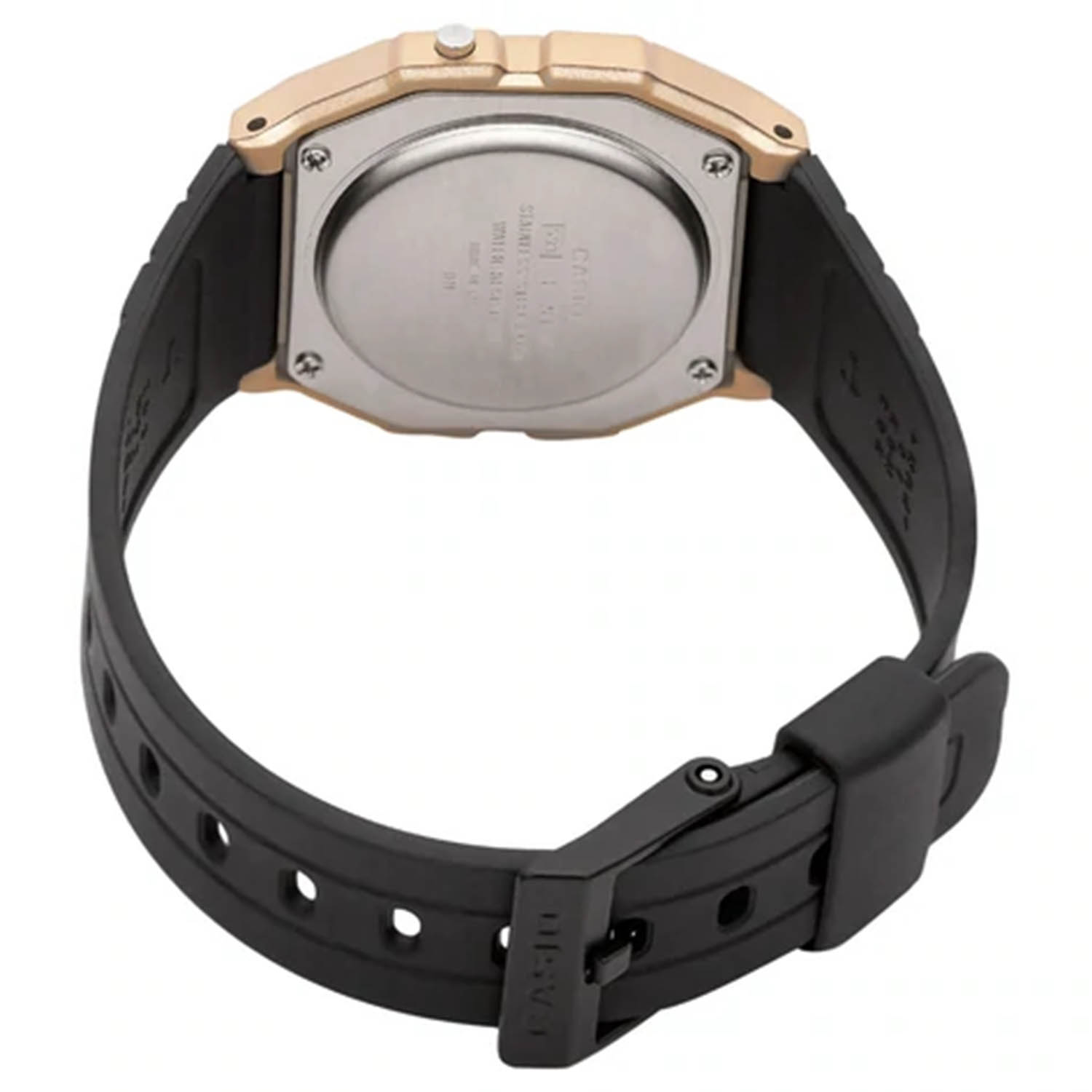 RELOJ CASIO UNISEX DIGITAL F91WM9ADF GOLD BLACK - 5