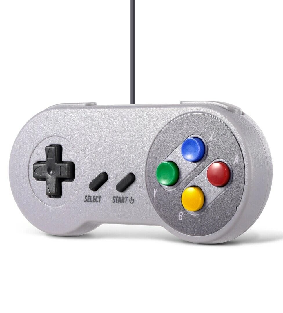 GAMEPAD USB RETRO PARA SUPER NINTENDO 8 BOTONES SNES DBC1009 - 5
