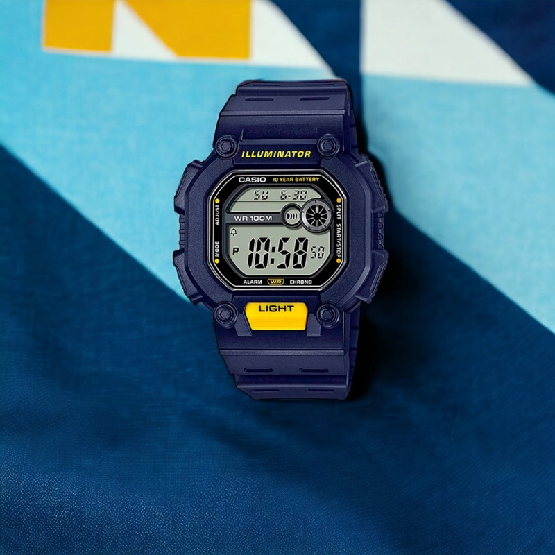 RELOJ CASIO HOMBRE DIGITAL W737H2AVDF CLASSIC LINE - 8