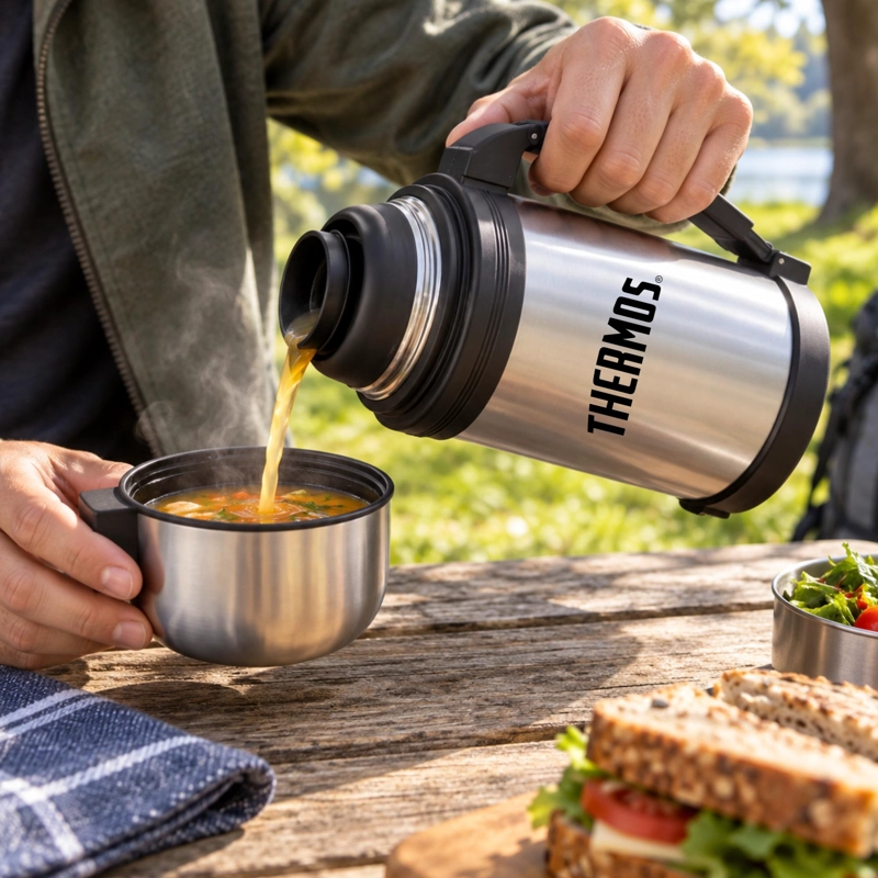 TERMO THERMOS PARA COMIDA 1000CC INOX MULTI PROPOSITO 186297 - 6