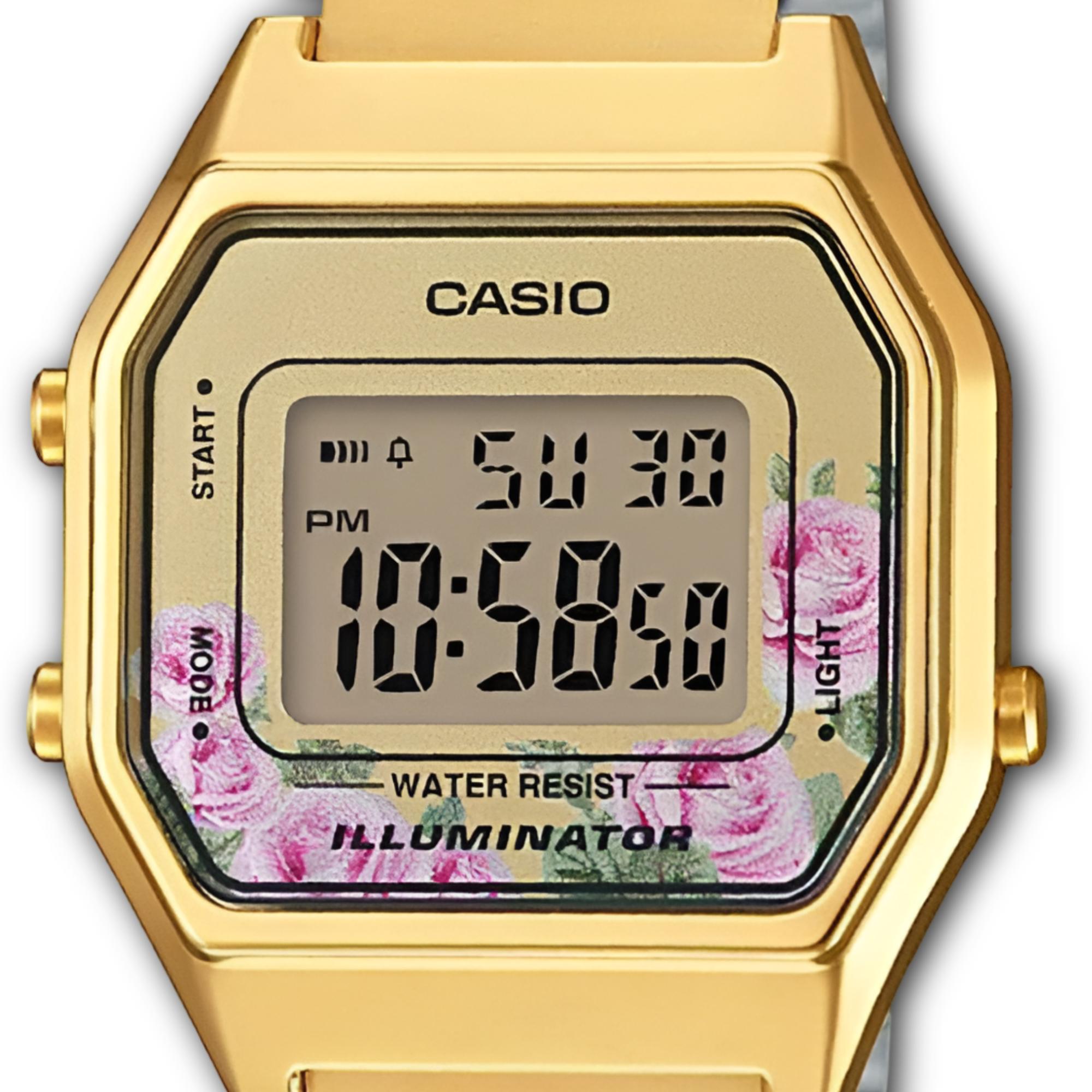 RELOJ CASIO MUJER DIGITAL LA680WGA4CDF GOLD VINTAGE - 4