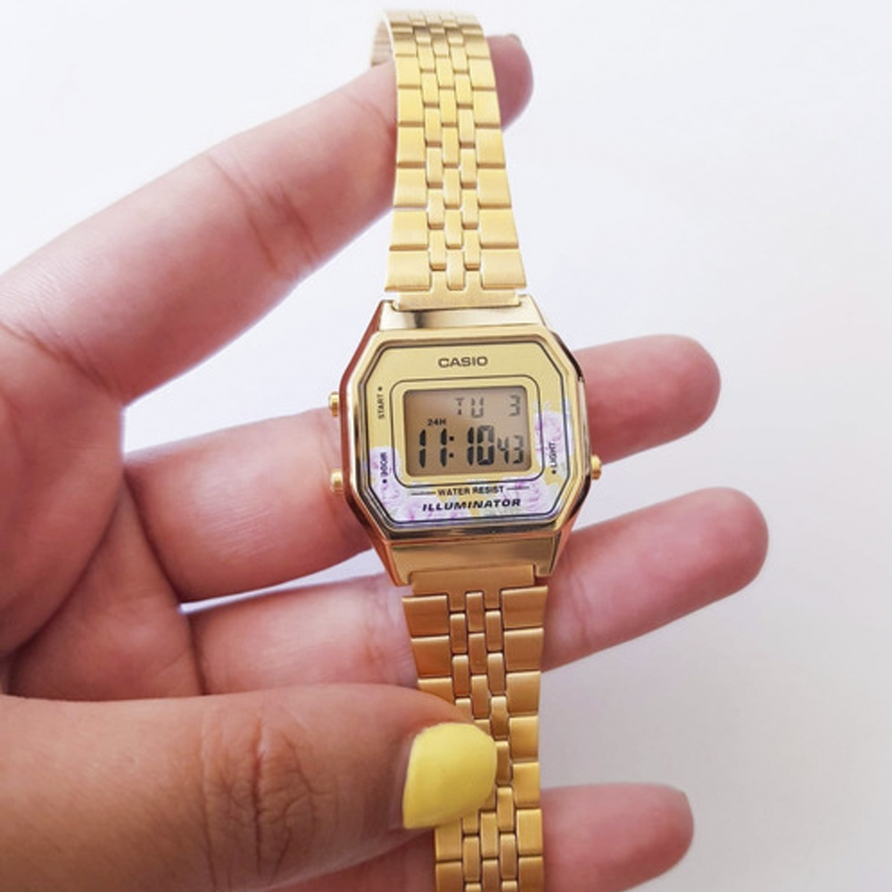 RELOJ CASIO MUJER DIGITAL LA680WGA4CDF GOLD VINTAGE - 5