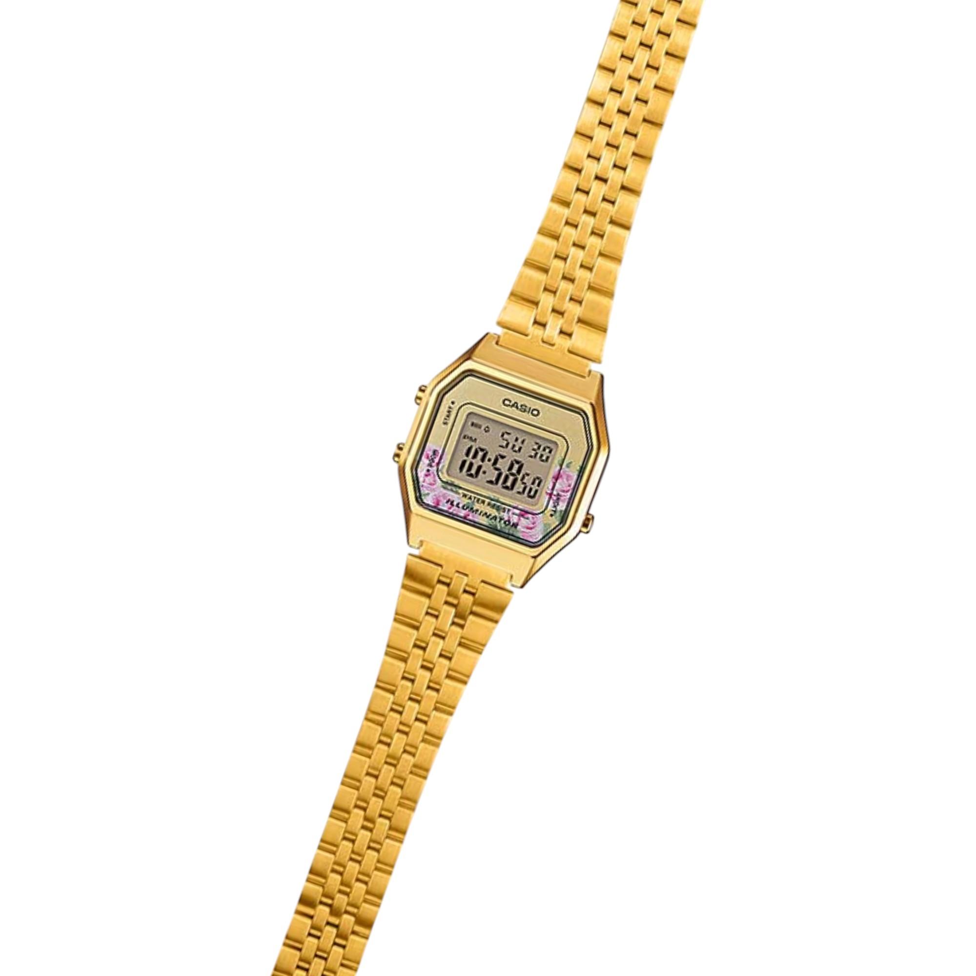 RELOJ CASIO MUJER DIGITAL LA680WGA4CDF GOLD VINTAGE - 8