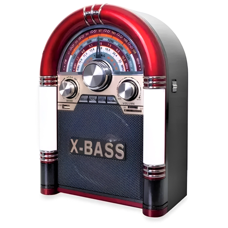 PARLANTE BLUETOOTH AUDIO PRO AP2053 RETRO ROCKOLA XL RECARGABLE ILUMINADA - 1