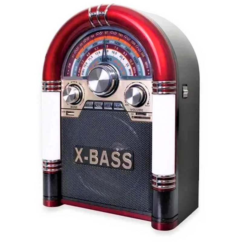 PARLANTE BLUETOOTH AUDIO PRO AP2053 RETRO ROCKOLA XL RECARGABLE ILUMINADA - 5