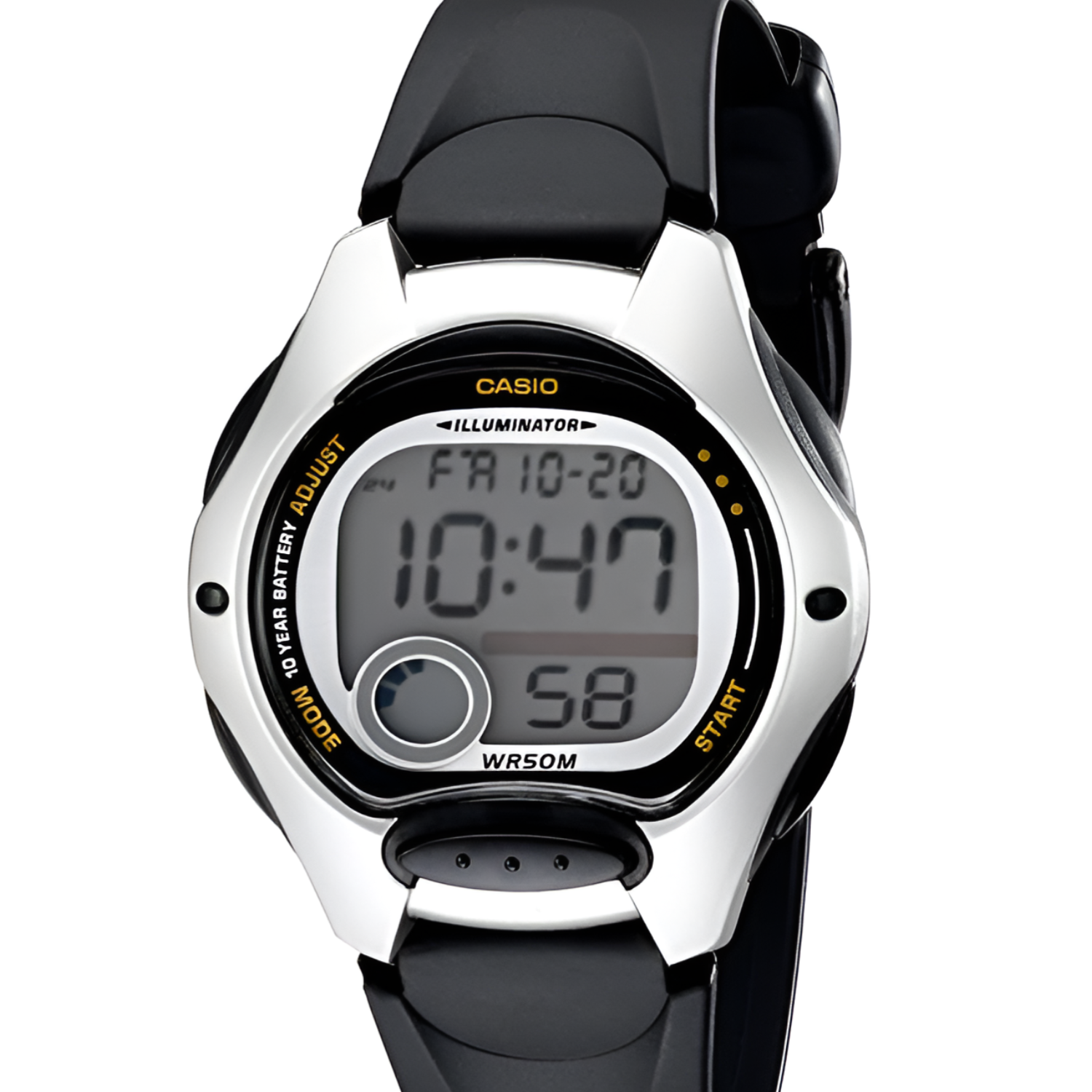 RELOJ CASIO MUJER DIGITAL LW2001AVDF BLACK CLASSIC DIGITAL - 2