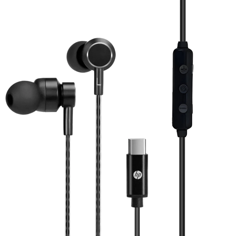 AUDÍFONOS HP MANOS LIBRES DHH-1127 PRO NEGRO CONECTOR USB TIPO C - 2