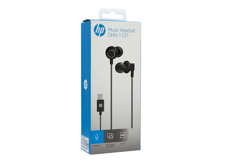 AUDÍFONOS HP MANOS LIBRES DHH-1127 PRO NEGRO CONECTOR USB TIPO C - 4