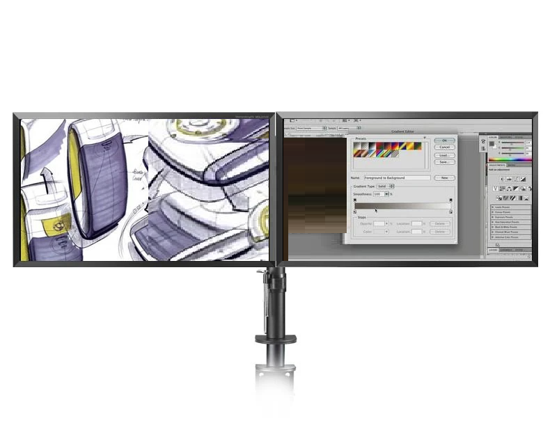 SOPORTE PHILCO MONITOR 2 PANTALLAS HASTA 32' REFORZADO - 2