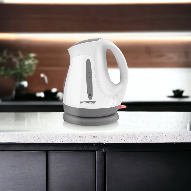 HERVIDOR BLACK & DECKER 1.7L JKC681-CL BASE GIRATORIA 360° - 4