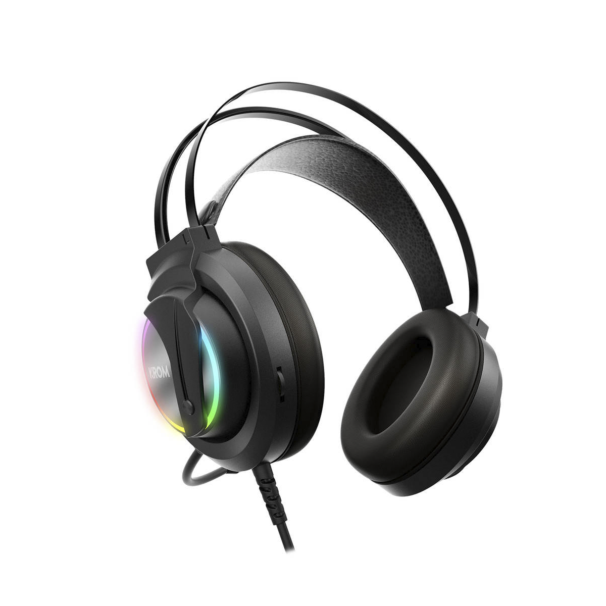 AUDÍFONOS GAMER KROM HEADSET KROMKAPPA RGB DUAL CONECTOR JACK 3.5MM - 2