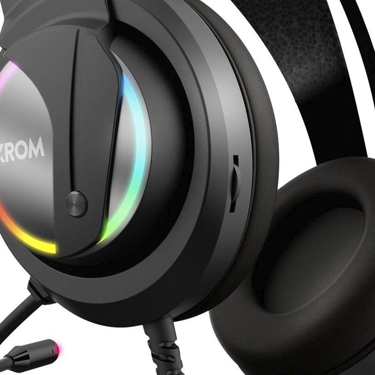 AUDÍFONOS GAMER KROM HEADSET KROMKAPPA RGB DUAL CONECTOR JACK 3.5MM - 5