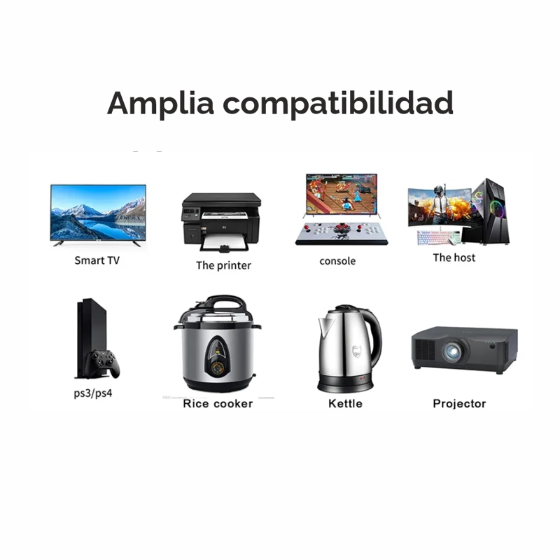 CABLE DE PODER ULINK PC Y ELECTRODOMÉSTICOS DE 3 METROS 10A /220V - 4