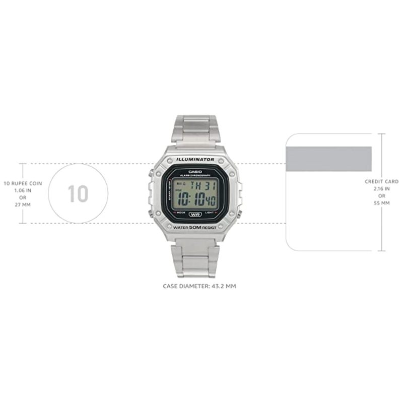 RELOJ CASIO HOMBRE W-218HD-1AVDF - 4