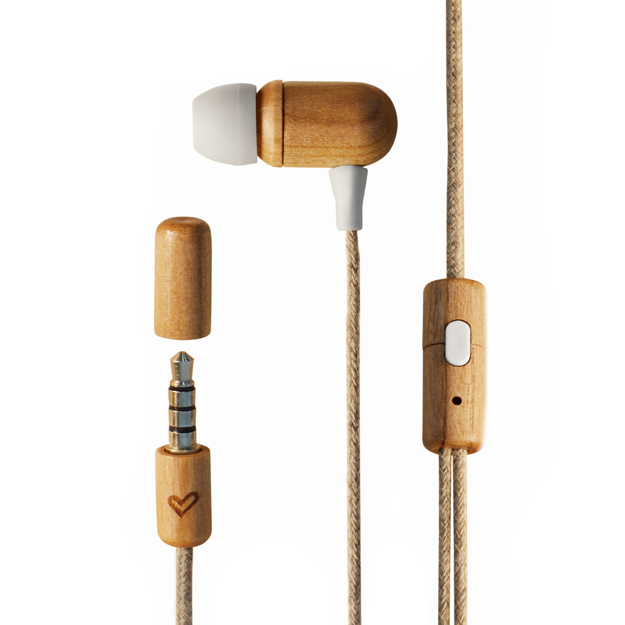AUDÍFONOS ENERGY SISTEM 450428 MADERA ECO CHERRY WOOD CONECTOR JACK 3.5MM - 3