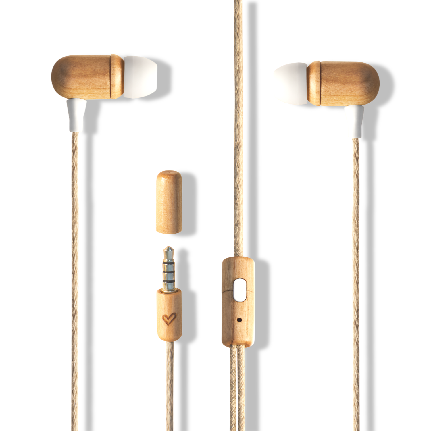 AUDÍFONOS ENERGY SISTEM 450428 MADERA ECO CHERRY WOOD CONECTOR JACK 3.5MM - 8