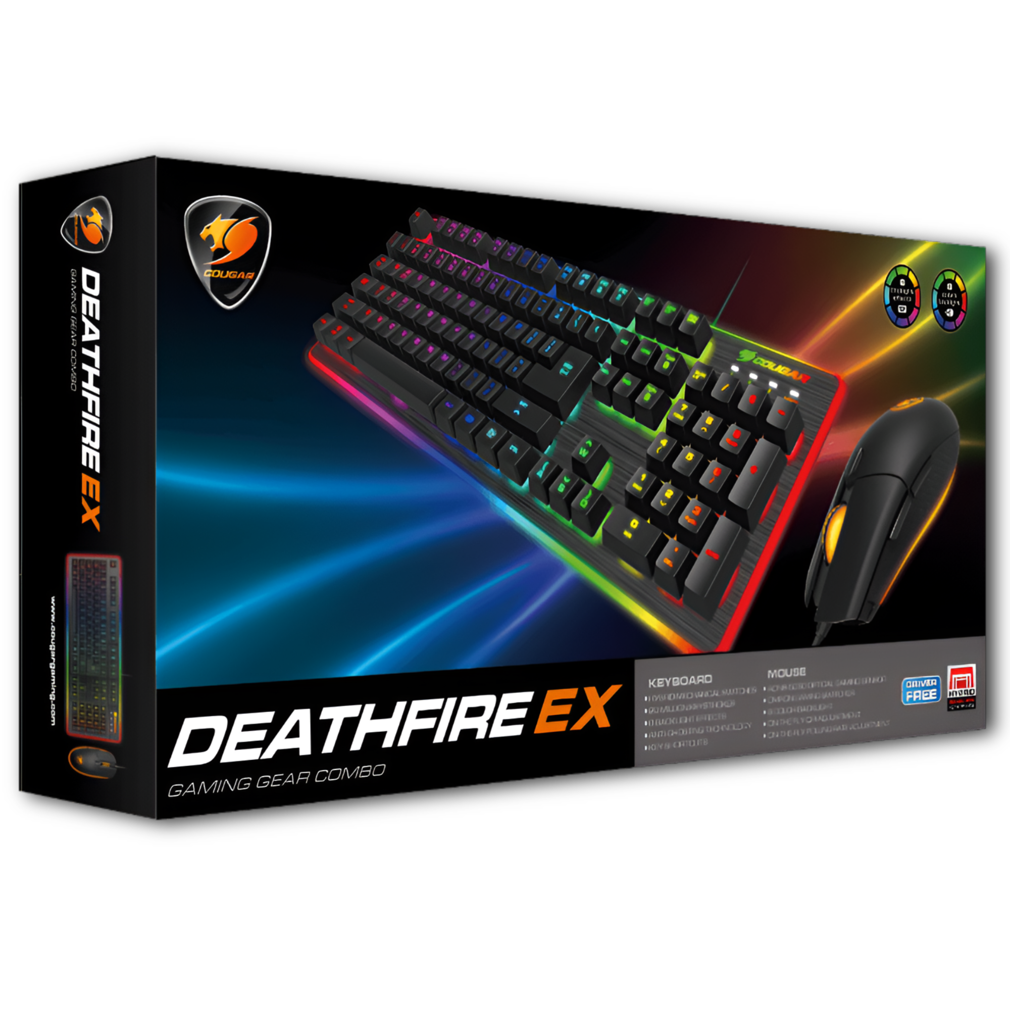 KIT GAMER ANDROID / IOS COUGAR DEATHFIRE EX MOUSE Y TECLADO RGB ANTI-GHOSTING - 8