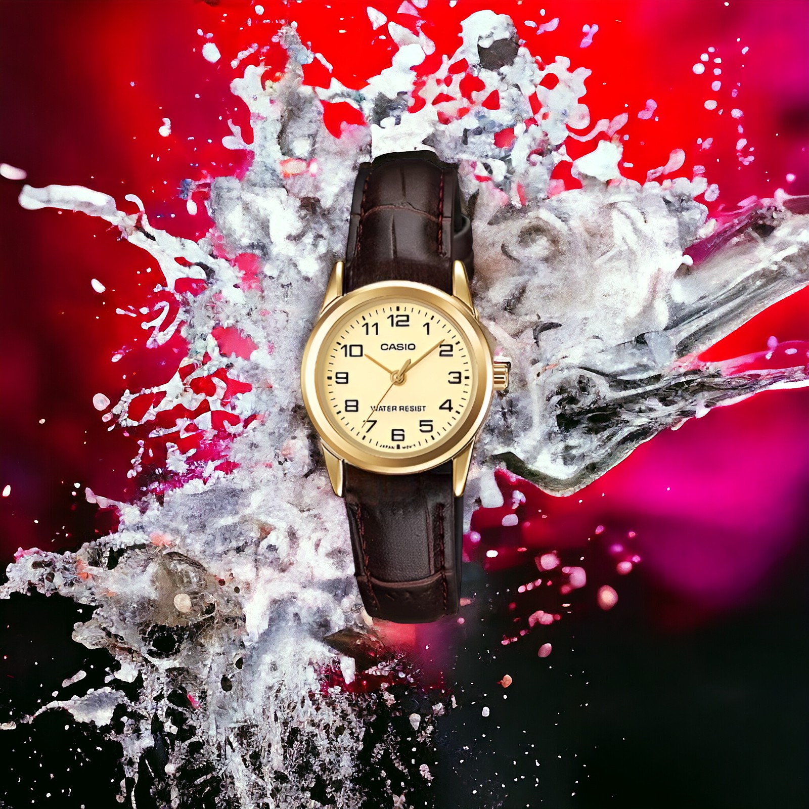 RELOJ CASIO MUJER CUARZO LTPV001GL9BUDF GOLDEN EDITION - 5
