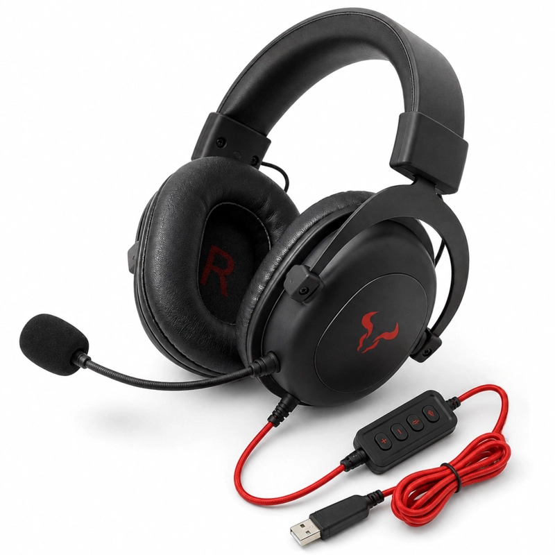 AUDÍFONOS GAMER RIOTORO HEADSET RIOTOROAVIATOR MULTIPLATAFORMA AUDIO PRO 7.1 - 1