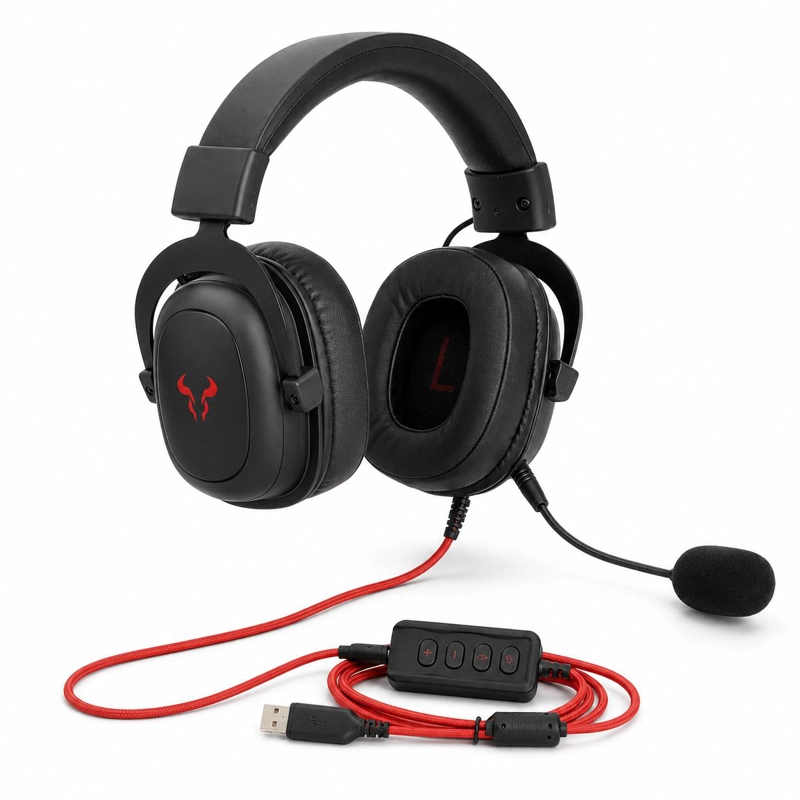 AUDÍFONOS GAMER RIOTORO HEADSET RIOTOROAVIATOR MULTIPLATAFORMA AUDIO PRO 7.1 - 5