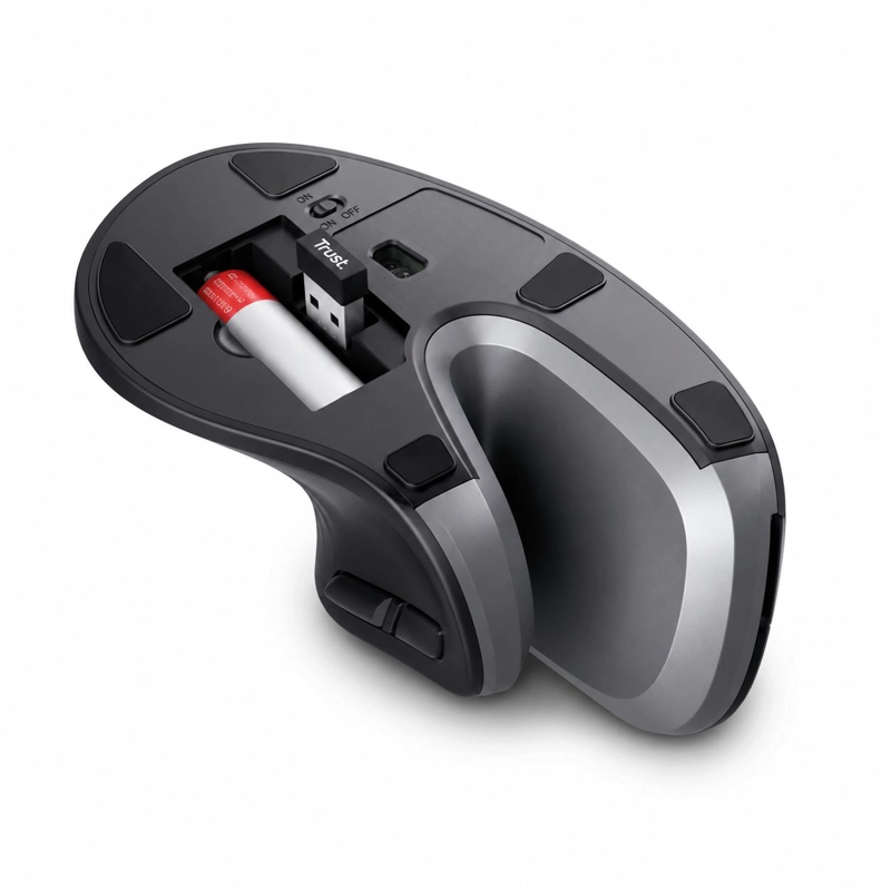 MOUSE INALÁMBRICO TRUST VERTICAL ERGONÓMICO VERRO PRO 2.4GHZ - 5