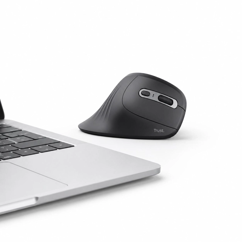 MOUSE INALÁMBRICO TRUST VERTICAL ERGONÓMICO VERRO PRO 2.4GHZ - 9