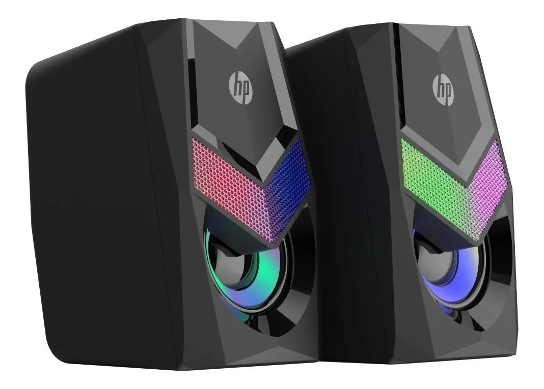 PARLANTE USB HP MULTIMEDIA CON ILUMINACION RGB DHE-6000 - 7