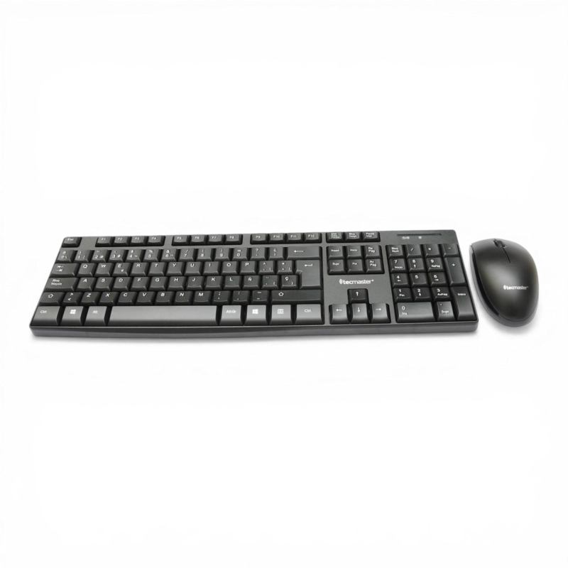 KIT TECLADO Y MOUSE INALAMBRICO TECMASTER MULTIMEDIA 100512 - 5