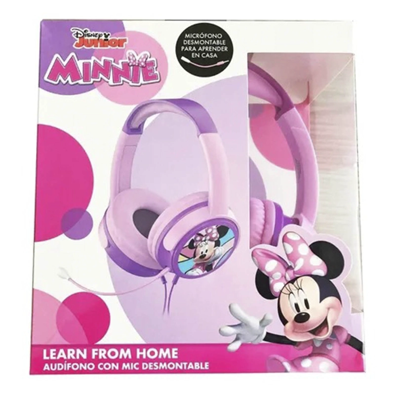 AUDÍFONOS DISNEY LFH13010-NOC MINNIE KIDS INFANTIL MICRÓFONO DESMONTABLE - 7