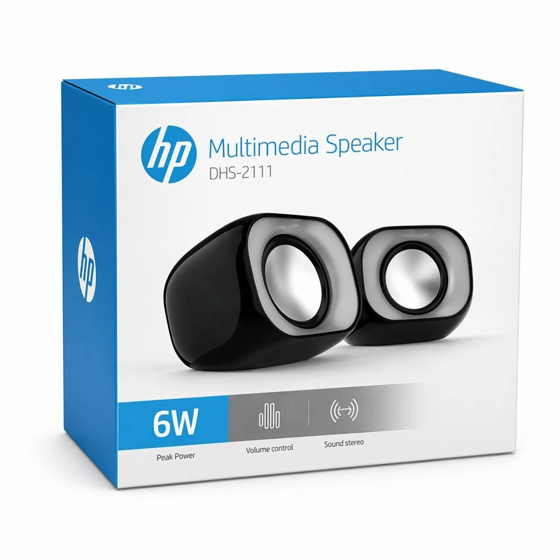 PARLANTES HP DHS-2111 USB MULTIMEDIA ULTRA COMPACTOS 6W RMS - 7