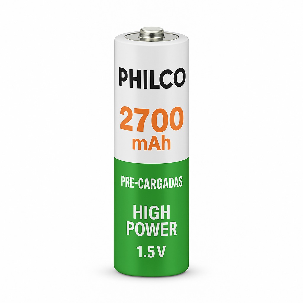 PILA 42ULX-5H270 RECARGABLE AA PRECARGADA 2700 MAH ALTA CAPACIDAD - 4