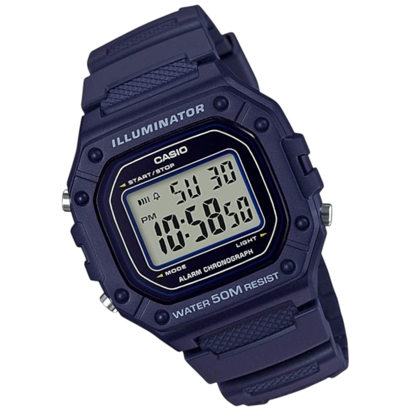 RELOJ CASIO HOMBRE W-218H-2AVDF - 5