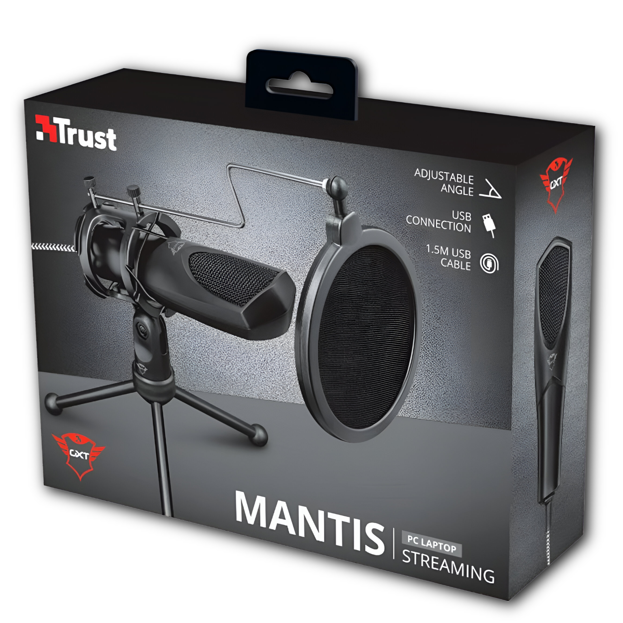 MICROFONO USB DE CONDENSADOR PROFESIONAL TRUST GXT 232 MANTIS - 8
