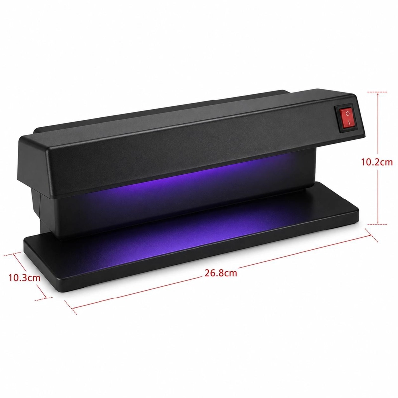 DETECTOR ULTRA DL-103 BILLETES FALSOS DELUXE DOBLE LUZ VIOLETA - 4