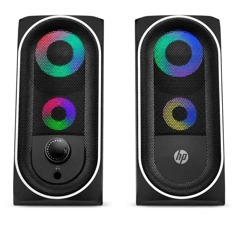 PARLANTE HP DHE-6001 USB 6W ESTÉREO CON ILUMINACIÓN RGB - 1