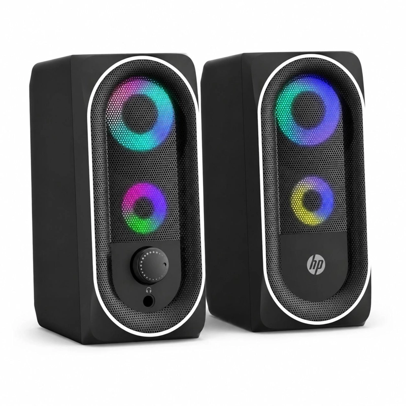 PARLANTE HP DHE-6001 USB 6W ESTÉREO CON ILUMINACIÓN RGB - 2
