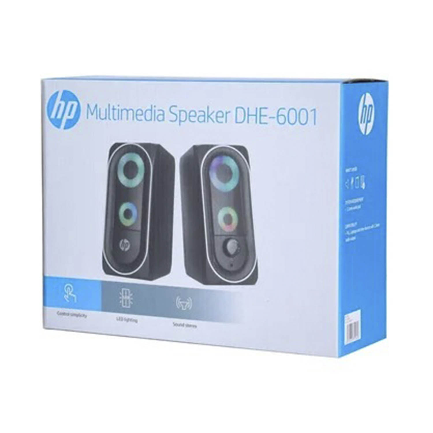 PARLANTE HP DHE-6001 USB 6W ESTÉREO CON ILUMINACIÓN RGB - 6