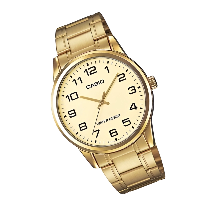 RELOJ CASIO HOMBRE MTPV001G9BUDF GOLD METALICO - 5