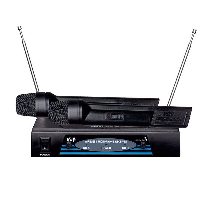 PACK DE 2 MICRÓFONOS PHILCO WM-787 INALÁMBRICOS VHF PRO AUDIO HD - 3