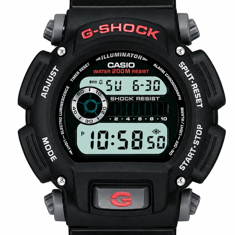 RELOJ G-SHOCK HOMBRE DEPORTES EXTREMOS DW-9052-1VDR - 4