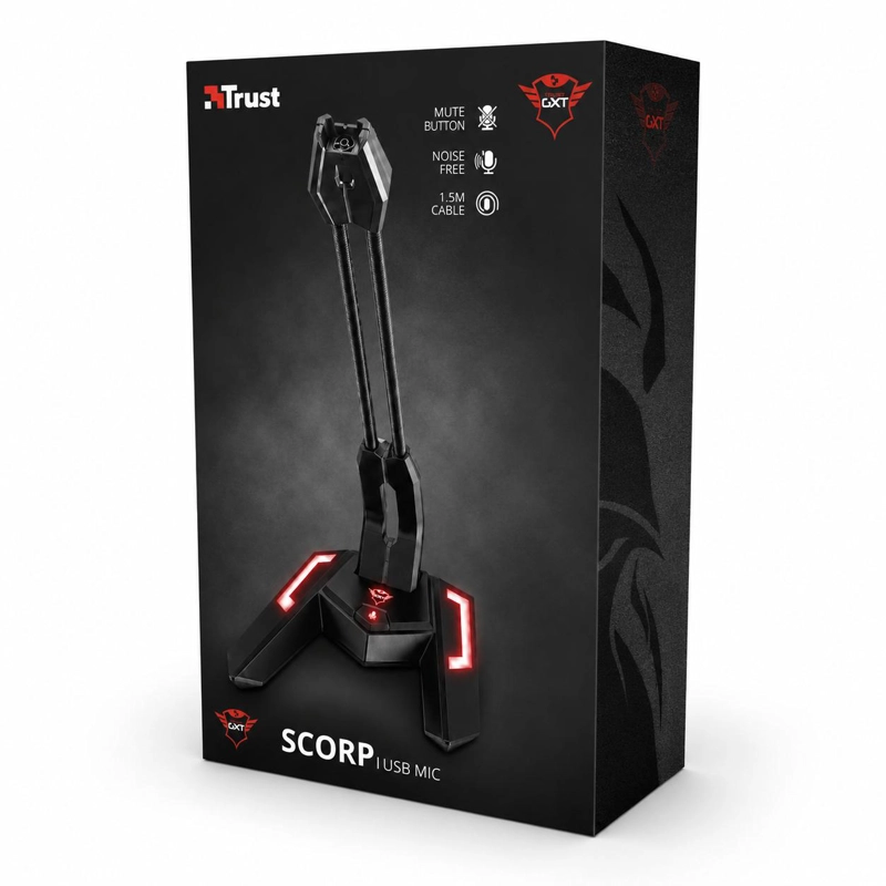 MICROFONO TRUST 20688 USB CONDENSADOR SCORP GXT 210 MULTIPLATAFORMAS - 8