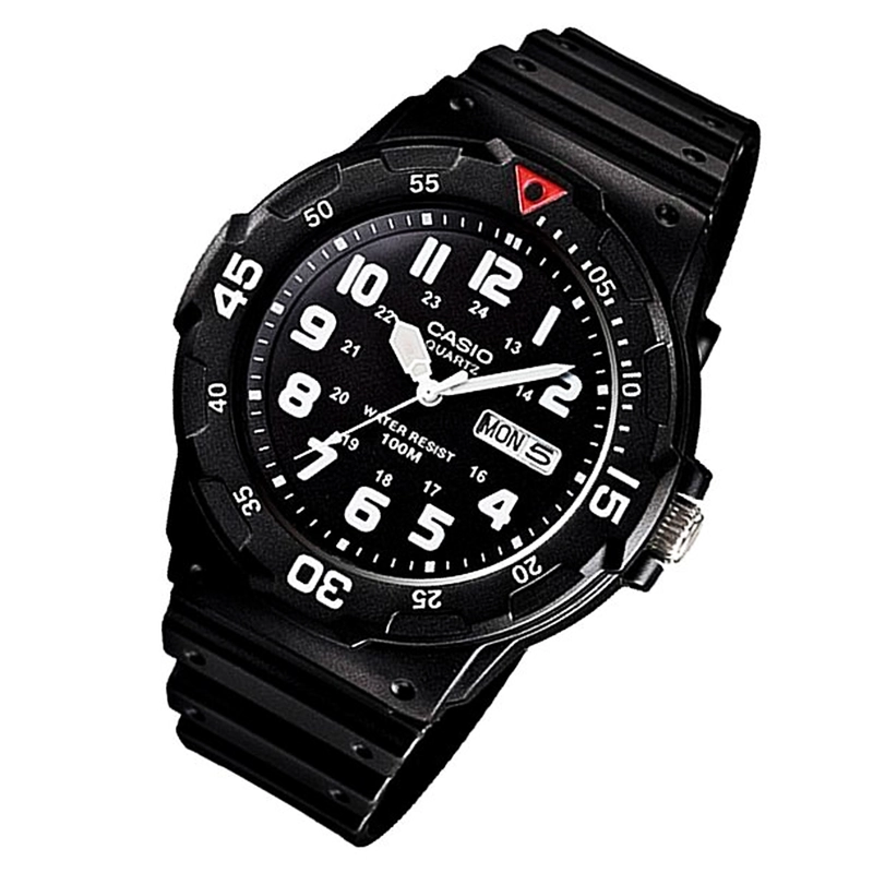 RELOJ CASIO HOMBRE BLACK MRW200H1BVDF - 5