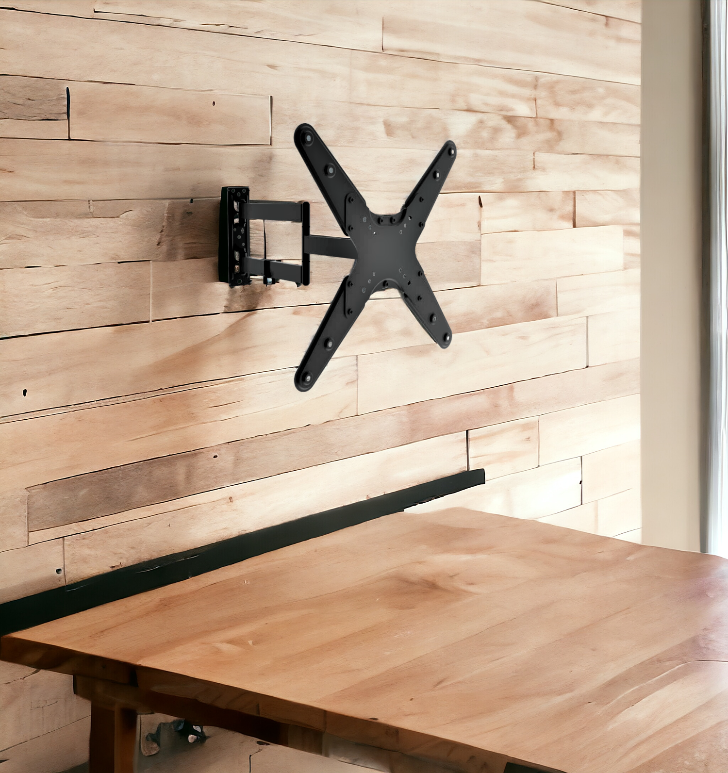 SOPORTE TV CON BRAZO REFORZADO DE ACERO 26' A 55' UNIVERSAL - 3